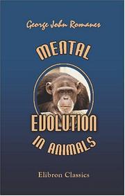 Cover of: Mental Evolution in Animals: With a Posthumous Essay on Instinct by Charles Darwin