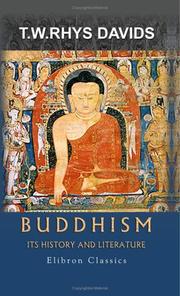 Cover of: Buddhism, Its History and Literature by Thomas William Rhys Davids