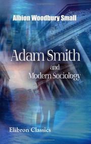 Cover of: Adam Smith and modern sociology