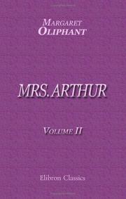 Cover of: Mrs. Arthur: Volume 2