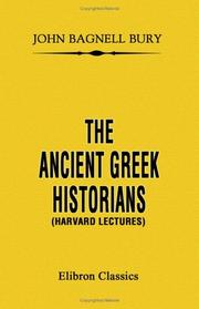 Cover of: The Ancient Greek Historians