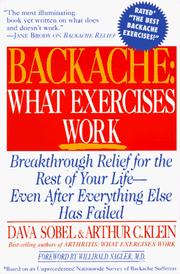 Cover of: Backache by Dava Sobel, Arthur C. Klein