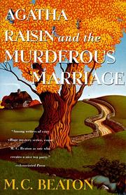 Cover of: Agatha Raisin and the murderous marriage