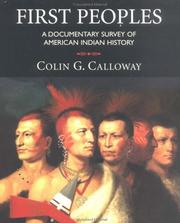 Cover of: First peoples by Colin G. Calloway