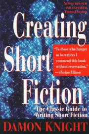 Cover of: Creating short fiction