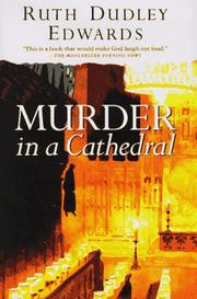 Murder in a cathedral by Ruth Dudley Edwards
