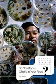 Cover of: Do You Know What's in Your Food? (Making Healthy Food Choices)