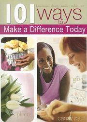 Cover of: 101 Ways to Make a Difference Today