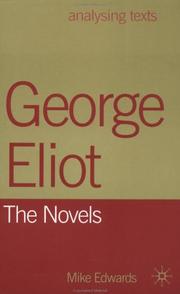 Cover of: George Eliot: the novels