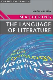 Cover of: Mastering the language of literature