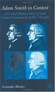 Cover of: Adam Smith in context by Leonidas Montes