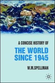 Cover of: A concise history of the world since 1945: states and peoples