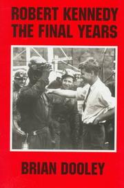 Cover of: Robert Kennedy, the final years