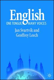 Cover of: English - One Tongue, Many Voices