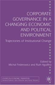 Corporate governance in a changing economic and political environment : trajectories of institutional change