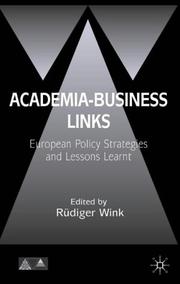 Academia-business links : European policy strategies and lessons learnt