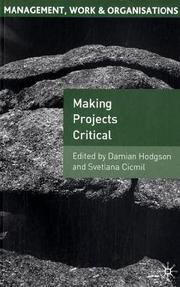 Making projects critical