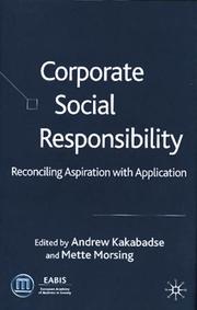 Corporate social responsibility : reconciling aspiration with application