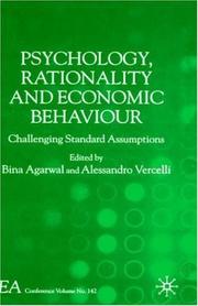 Psychology, rationality and economic behaviour : challenging standard assumptions