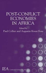 Post-conflict economies in Africa