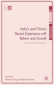 Cover of: India's and China's recent experience with reform and growth