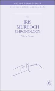 An Iris Murdoch chronology