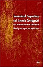 Transnational corporations and economic development : from internationalization to globalization