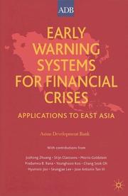 Early warning systems for financial crises : applications to East Asia
