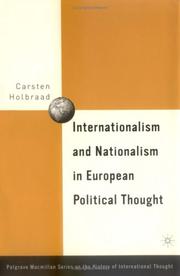 Internationalism and nationalism in European political thought