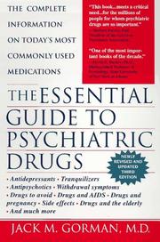 Cover of: The essential guide to psychiatric drugs