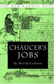 Cover of: Chaucer's jobs