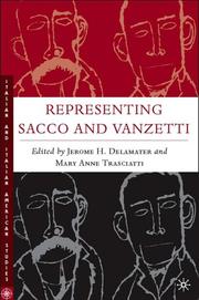 Cover of: Representing Sacco and Vanzetti (Italian & Italian American Studies)
