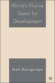 Cover of: Africa's elusive quest for development