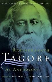 Cover of: Rabindranath Tagore: An Anthology