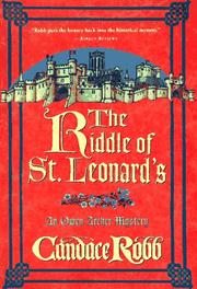 Cover of: The riddle of St. Leonard's