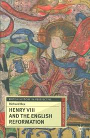 Henry VIII and the English Reformation