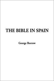 Cover of: The Bible in Spain by George Henry Borrow