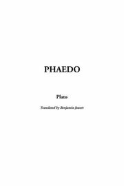 Cover of: Phaedo by Πλάτων