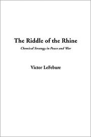 Cover of: The Riddle of the Rhine | Victor Lefebure
