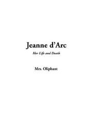 Cover of: Jeanne D'Arc