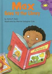 Cover of: Max goes to the library