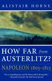 Cover of: How far from Austerlitz?