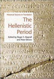 Cover of: The Hellenistic Period: historical sources in translation