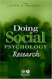 Doing social psychology research