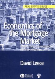 Economics of the mortgage market : perspectives on household decision making