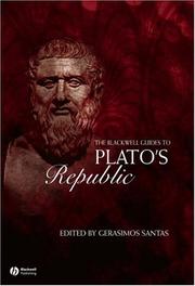Cover of: The Blackwell guide to Plato's Republic by edited by Gerasimos Santas.