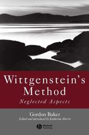 Wittgenstein's method : neglected aspects : essays on Wittgenstein