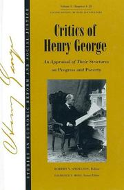 Critics of Henry George by Robert V. Andelson