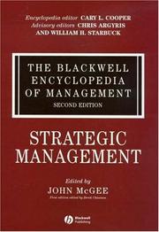 The Blackwell encyclopedia of management