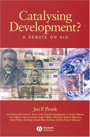 Cover of: Catalysing Development?: A Debate on Aid (Development & Change Special Issues)